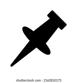 Ilustración Gráfica vectorial de la plantilla de icono del pin de inserción