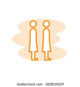 Illustration Vector graphic of queue icon template