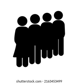 Illustration Vector graphic of Queue icon template