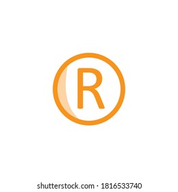 Illustration Vector graphic of R label icon. Fit for information reproduction etc.