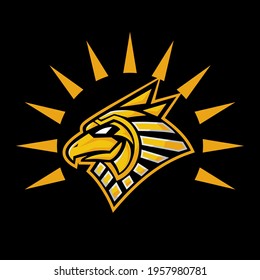 illustration vector graphic of the  RA egyptian sun god is perfect for icons, logos, mascots and t-shirts