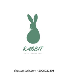 Illustration vector graphic of rabbit logo for company and bussines.
