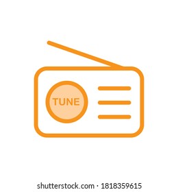 Illustration Vector graphic of radio icon. Fit for broadcasting, tuning, station radio etc