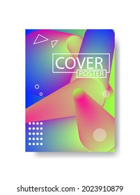 Illustration Vektorgrafik von Regenbogenfarben mit Farbverlauf-Effekt. Geeignet für Deckposter, Magazin, Hintergrund, Banner, Social Media, etc.