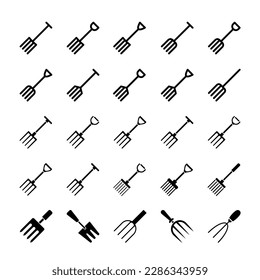 Illustration Vector Graphic of Rake icon template