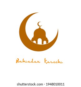 Illustration vector graphic of Ramadan Kareem, good for template and greeting card.