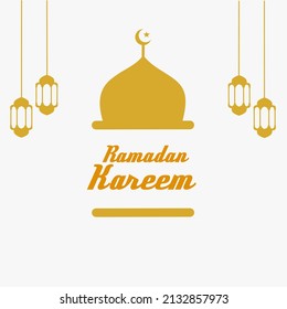 Illustration vector graphic of Ramadan Kareem 