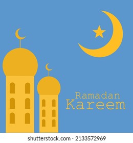 Illustration vector graphic of Ramadan Kareem 