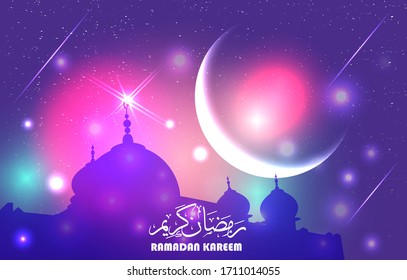 Illustration vector graphic of Ramadan, Luxury Ramadan backgrounds, wallpapers, social media posts.