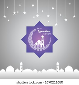 illustration vector graphic of Ramadan premium luxury background perfect for greeting card, social media post, poster