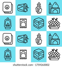 Illustration Vector Graphic of ramadhan Icon Set