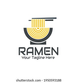 Vektorgrafik von Rāmen Abendessen in leckeren Schüssel, perfekt für Nudeln, Fastfood, Restaurant, Resto Café, etc.