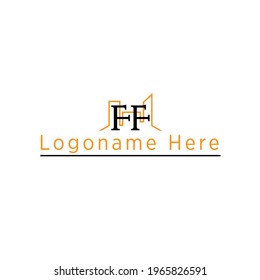 
Illustration Vector graphic of real estate  logo with F letter  initial