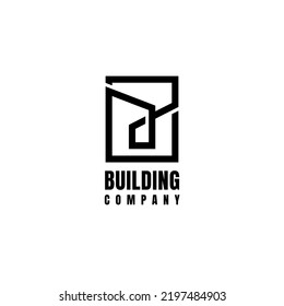 Gráfico vectorial de ilustración del logo inmobiliario. Icono del logotipo inmobiliario. Apto para la empresa inmobiliaria, etc.