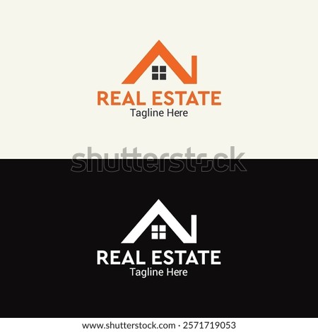 Illustration vector graphic of real estate logo design with house logo EPS 10