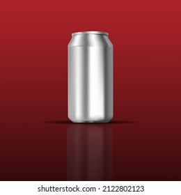Illustration vector graphic of realistic tin set vector, good for 3d tin illustrations design
