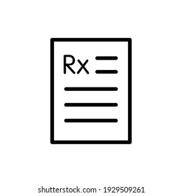Ilustración Vector gráfico del icono de receta