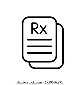 Ilustración Vector gráfico del icono de receta