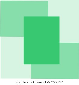 illustration vector graphic of rectangular concept design with green background