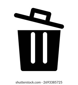 Ilustración Vector Gráfico de la papelera de reciclaje