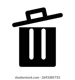 Ilustración Vector Gráfico de la papelera de reciclaje