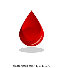 Illustration Vector Graphic Of Red Blood. Great design for World Blood Day