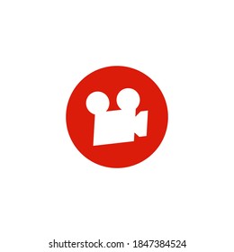 Illustration Vector Graphic of Red Circle Camera Logo