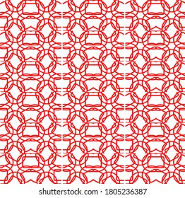 ilustración vector gráfico del diseño de patrón de clon de flor roja