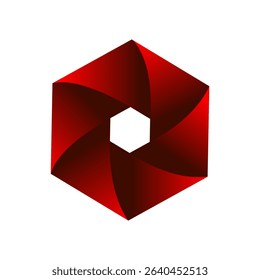 illustration vector graphic of red mandala concept design	