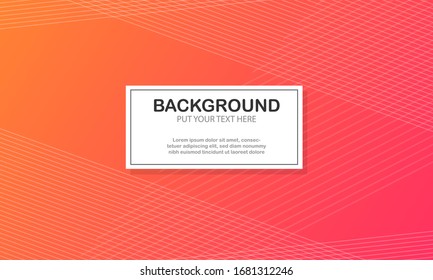 
Gráfico vectorial de ilustración de fondo rojo y naranja