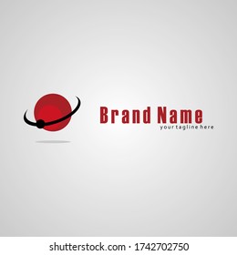 Illustration vector graphic of Red Planet. Perfect to use for Technology Company