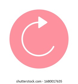 Illustration vector graphic of refresh icon