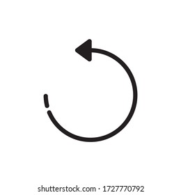 Illustration vector graphic of refresh icon