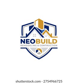 Illustration vector graphic of remodeling and construction, home repair and Building renovation logo design template	
