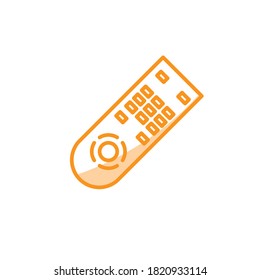 Illustration Vector graphic of remote control icon. Fit for television, player, video, electronic etc.