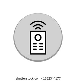 Ilustración Gráfica vectorial de control remoto