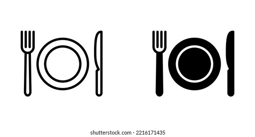 Illustration Vector graphic of restaurant icon. Fit for food, eat, dining, lunch etc.