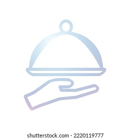 Ilustración Gráfico vectorial del icono del restaurante. Apto para comer, comer, comer, comer, etc.