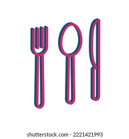 Illustration Vector graphic of restaurant icon. Fit for food, eat, dining, lunch etc.