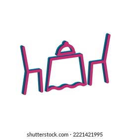 Illustration Vector graphic of restaurant icon. Fit for food, eat, dining, lunch etc.
