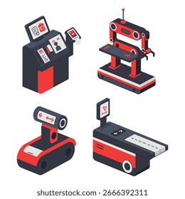 Ilustración Vector gráfico de la máquina al por menor