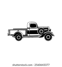 Illustration vector graphic of  RETRO BUICK-INSPIRED CAR DESIGN VECTOR ILLUSTRATION for apparel design merchandise, such as logos on product packaging