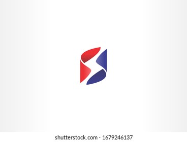 Illustration vector graphic of ribbon shape with modern style. Can be used for universal logo