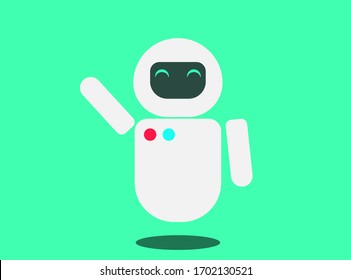 Gráfico vectorial de ilustración del robot