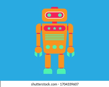 Illustration vector graphic of robot