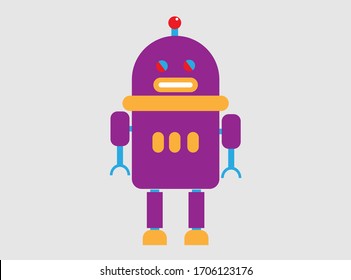 Illustration vector graphic of robot