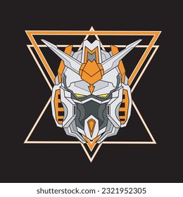 ilustración vector gráfico del robot en caricatura perfecto para el fondo y el fondo del fondo