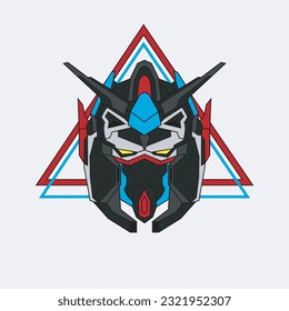 ilustración vector gráfico del robot en caricatura perfecto para el fondo y el fondo del fondo