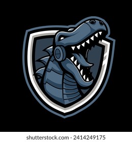 Illustration vector graphic of robotic T-Rex