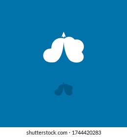 Illustration vector graphic of Rocket with Cloud. Perfect to use for Technology Company